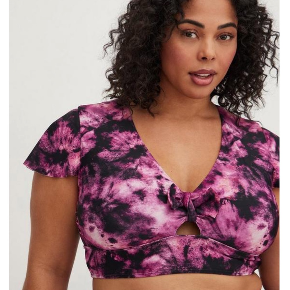 Tye dye swim top👙